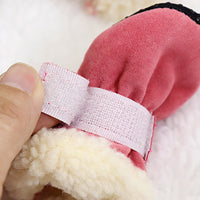 4pcs Pet Dog Shoes Waterproof Winter Dog Boots Socks Anti-slip Puppy Cat Rain Snow Booties Footwear For Small Dogs Chihuahua