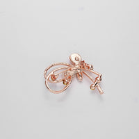 Elegant Crystal Rhinestone Butterfly Peacock Cat Owl Opal Stone Animal Brooches Pin for Women Suit Brooch Clothing Buckle