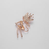 Elegant Crystal Rhinestone Butterfly Peacock Cat Owl Opal Stone Animal Brooches Pin for Women Suit Brooch Clothing Buckle