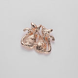 Elegant Crystal Rhinestone Butterfly Peacock Cat Owl Opal Stone Animal Brooches Pin for Women Suit Brooch Clothing Buckle