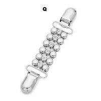 Sweater Cardigan Clip Duck-mouth Clips Flexible Beaded Pearl Pin Brooch Shawl Shirt Collar Buckles For Clothing Decoration