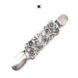 Sweater Cardigan Clip Duck-mouth Clips Flexible Beaded Pearl Pin Brooch Shawl Shirt Collar Buckles For Clothing Decoration