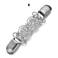 Sweater Cardigan Clip Duck-mouth Clips Flexible Beaded Pearl Pin Brooch Shawl Shirt Collar Buckles For Clothing Decoration