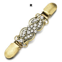 Sweater Cardigan Clip Duck-mouth Clips Flexible Beaded Pearl Pin Brooch Shawl Shirt Collar Buckles For Clothing Decoration