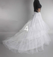 Wedding Petticoat Crinoline Slip Underskirt Bridal Dress Hoop Vintage Slips