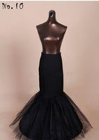 Black A-line Mermaid Wedding Petticoat Crinoline Underskirt Slip TuTu Short