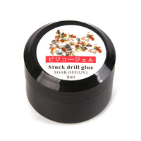 Nail Art Rhinestone Gel Glue Super Sticky Adhesive UV Gel Nail Polish Glue for DIY Nail Art Crystal Gems Jewelry Decoration