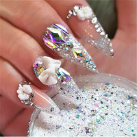 Nail Art Rhinestone Gel Glue Super Sticky Adhesive UV Gel Nail Polish Glue for DIY Nail Art Crystal Gems Jewelry Decoration