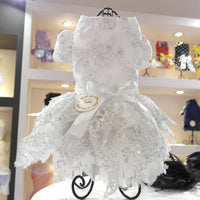 Lace Princess Pet Dog Wedding Dresses Pet Tutu Skirt Puppy Cat Dress Pet Apparel XS S M L XL