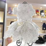 Lace Princess Pet Dog Wedding Dresses Pet Tutu Skirt Puppy Cat Dress Pet Apparel XS S M L XL