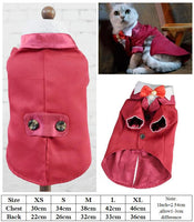 Small Cat Wedding Dresses Princess Dog Cat Skirt  Pet Clothing Small Dog Clothes Tuxedo skirt for Bride Bridegroom