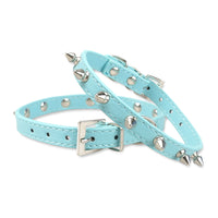 Cool Cat Dog Collar Cats Dog Leather Spiked Studded Collars For Small Medium Dogs Cats Chihuahua 5 Colors