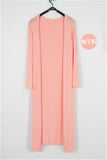 Korean Women's Casual Long Modal Cotton Sweater Cardigan Soft Comfortable Strong Simple Solid Free Size Loose Thin Cardigan