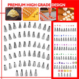 Cake Decorating Tools Kit Turntable Pastry Nozzles For Cream Confectionery Bags Icing Piping Nozzles Tips Baking Tools For Cakes