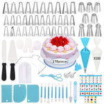 Cake Decorating Tools Kit Turntable Pastry Nozzles For Cream Confectionery Bags Icing Piping Nozzles Tips Baking Tools For Cakes