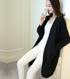 Long Cardigan Women Sweater Autumn Winter Bat Sleeve Knitted Sweater Plus Size Jacket Loose Ladies Sweaters Cardigans 3XL