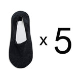 5 Pairs Fashion Women Girls Summer Socks Style Lace Flower Short Sock Antiskid Invisible Ankle Socks  7 colors