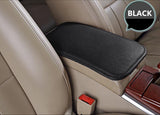 Leather Car Armrest Pad Covers Universal Center Console Auto Seat Armrests Box Pads Black Armrest Storage Protection Cushion