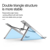 COOLCOLD Laptop Stand Height Adjustable Aluminum Laptop Riser Holder Portable Ergonomic Notebook to 17 inch for MacBook Air Pro