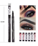 5 Colors Eyebrow Pen Waterproof 4 Fork Tip Eyebrow Tattoo Pencil Cosmetic Long Lasting Natural Dark Brown Liquid Eye Brow Pencil