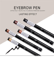 5 Colors Eyebrow Pen Waterproof 4 Fork Tip Eyebrow Tattoo Pencil Cosmetic Long Lasting Natural Dark Brown Liquid Eye Brow Pencil