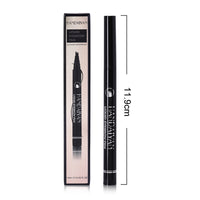 5 Colors Eyebrow Pen Waterproof 4 Fork Tip Eyebrow Tattoo Pencil Cosmetic Long Lasting Natural Dark Brown Liquid Eye Brow Pencil