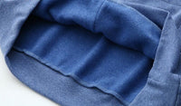 Autumn Winter Women thick fleece 100% cotton suit 2 pieces sets hoodies sweatshirt and pants suits