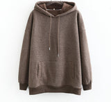 Autumn Winter Women thick fleece 100% cotton suit 2 pieces sets hoodies sweatshirt and pants suits