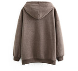 Autumn Winter Women thick fleece 100% cotton suit 2 pieces sets hoodies sweatshirt and pants suits
