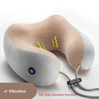Electric Neck Massager U shaped Pillow Multifunctional Portable Shoulder Cervical Massager Outdoor Home Car Relaxing Massage