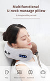 Electric Neck Massager U shaped Pillow Multifunctional Portable Shoulder Cervical Massager Outdoor Home Car Relaxing Massage