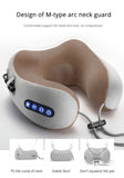 Electric Neck Massager U shaped Pillow Multifunctional Portable Shoulder Cervical Massager Outdoor Home Car Relaxing Massage