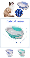 Pet Dog Bath Brush Comb Pet SPA Massage Brush Soft Silicone Dogs Cats Shower Hair Grooming Cmob Dog Cleaning Tool Pet Supplies