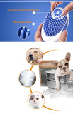 Pet Dog Bath Brush Comb Pet SPA Massage Brush Soft Silicone Dogs Cats Shower Hair Grooming Cmob Dog Cleaning Tool Pet Supplies