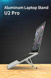 COOLCOLD Laptop Stand Height Adjustable Aluminum Laptop Riser Holder Portable Ergonomic Notebook to 17 inch for MacBook Air Pro