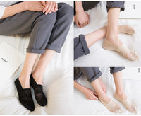 5 Pairs Fashion Women Girls Summer Socks Style Lace Flower Short Sock Antiskid Invisible Ankle Socks  7 colors