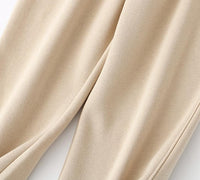 Autumn Winter Women thick fleece 100% cotton suit 2 pieces sets hoodies sweatshirt and pants suits