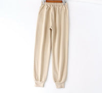 Autumn Winter Women thick fleece 100% cotton suit 2 pieces sets hoodies sweatshirt and pants suits