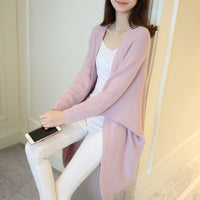 Long Cardigan Women Sweater Autumn Winter Bat Sleeve Knitted Sweater Plus Size Jacket Loose Ladies Sweaters Cardigans 3XL