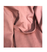 Real Fur Coat Winter Jacket Women Natural Fox Fur Collar Cashmere Wool Blends Long Outerwear Belt Ladies Streetwear