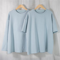 Spring Summer Women 6 Colors T-shirt  Casual Long Sleeve Loose Bottoming Solid Female Basic Thick Tops