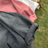 Spring Summer Women 6 Colors T-shirt  Casual Long Sleeve Loose Bottoming Solid Female Basic Thick Tops