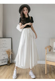 Casual Solid Color Wide Leg Pants Elastic High-waist Pleated Women's Pants Loose Flowing Summer Female Chiffon Trousers