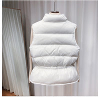 White Duck Down Female Vest
