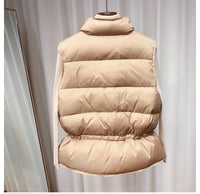 White Duck Down Female Vest