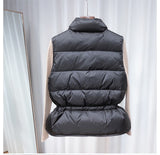 White Duck Down Female Vest