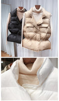 White Duck Down Female Vest