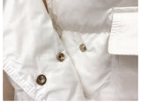 White Duck Down Female Vest