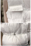 White Duck Down Female Vest