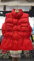 White Duck Down Female Vest
